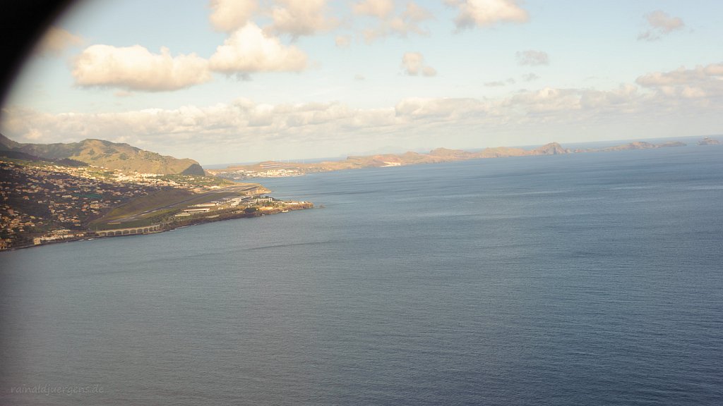 Anflug auf Madeira